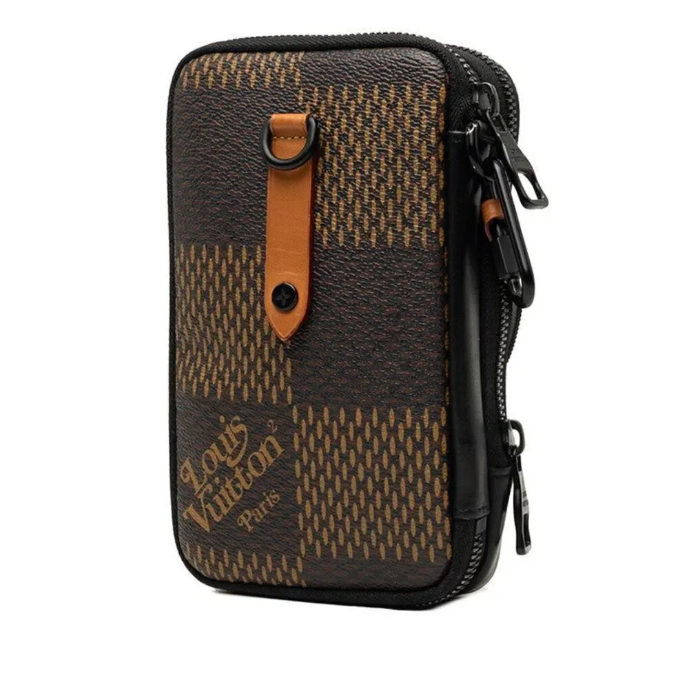 Louis Vuitton Double Phone Pouch Crossbody N40377